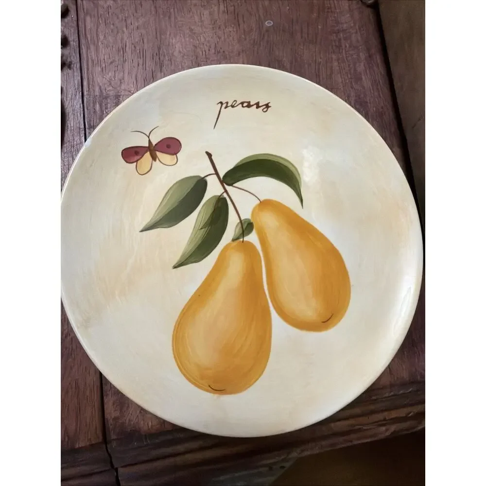 PIER 1 IMPORTS Provence Salad Fruit Plate Set Of Four